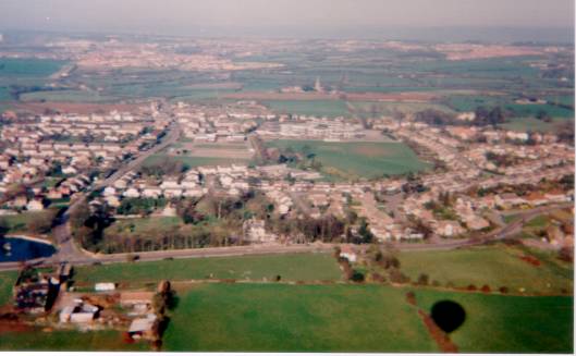 Winterbourne from the air