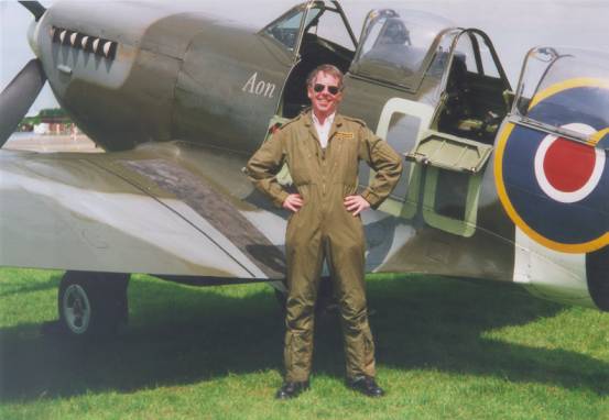 John Kite and Spitfire