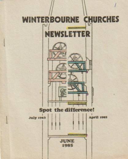 laboriously hand-coloured church magazine front cover