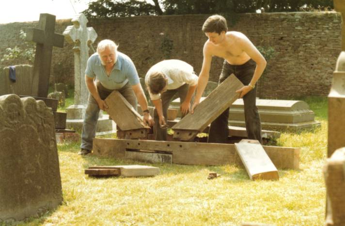 Terry, John and Steve Smith at work