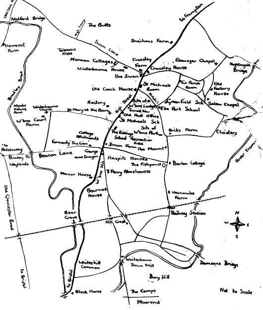 Sketchmap of Winterbourne