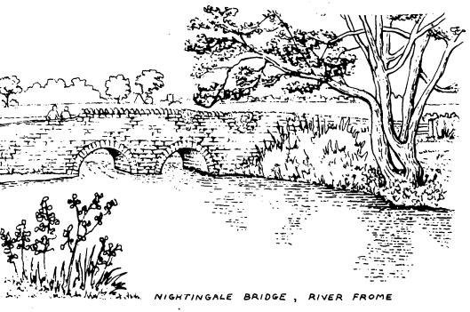 Nightingale Bridge on the River frome