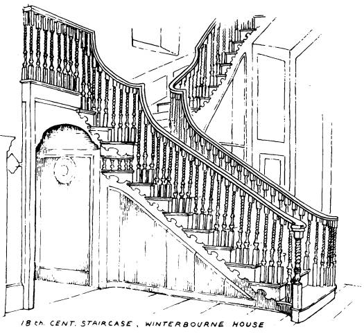 Winterbourne House staircase